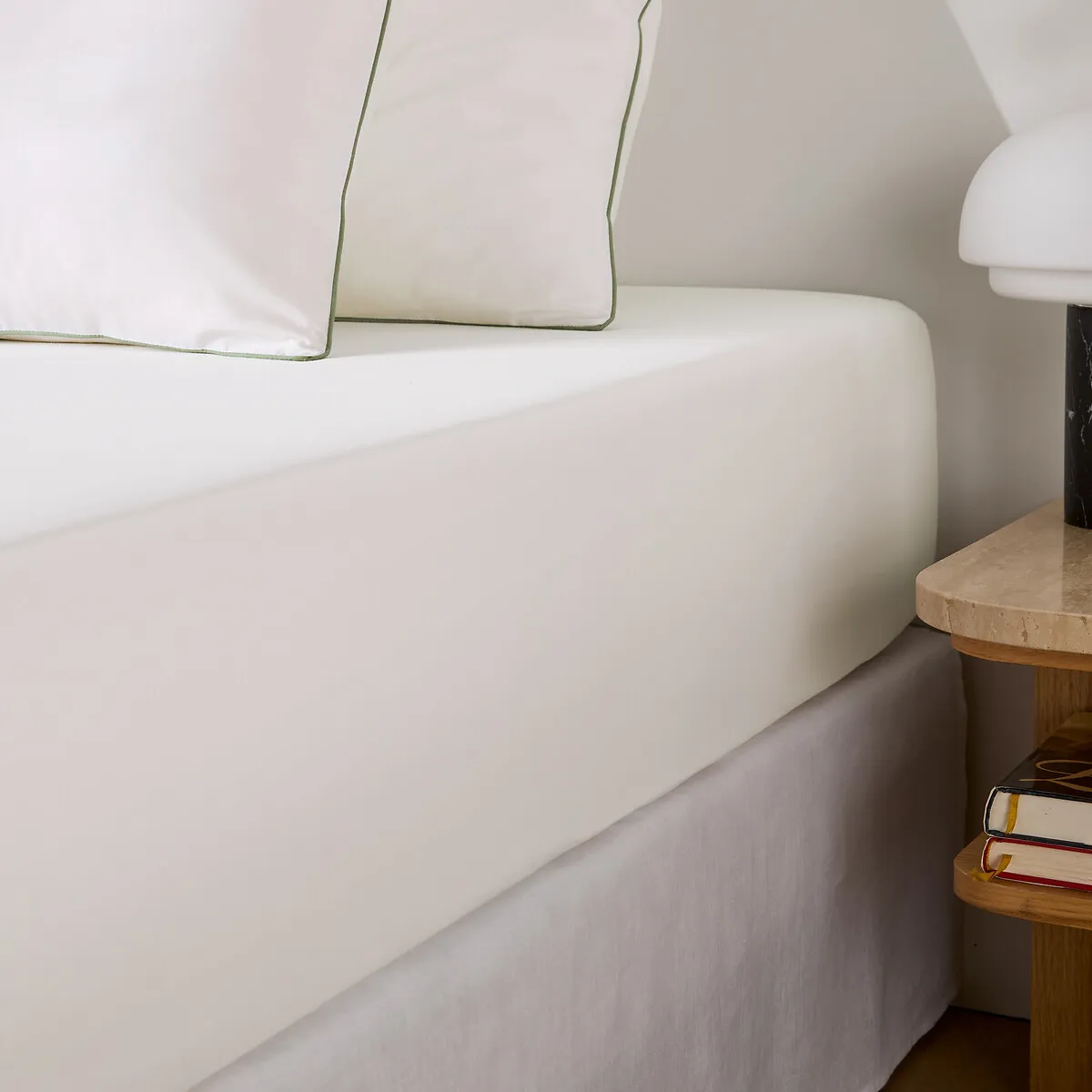 Drap-housse En Percale De Lyocell Et Coton, Bonnet 30 Cm, LONA