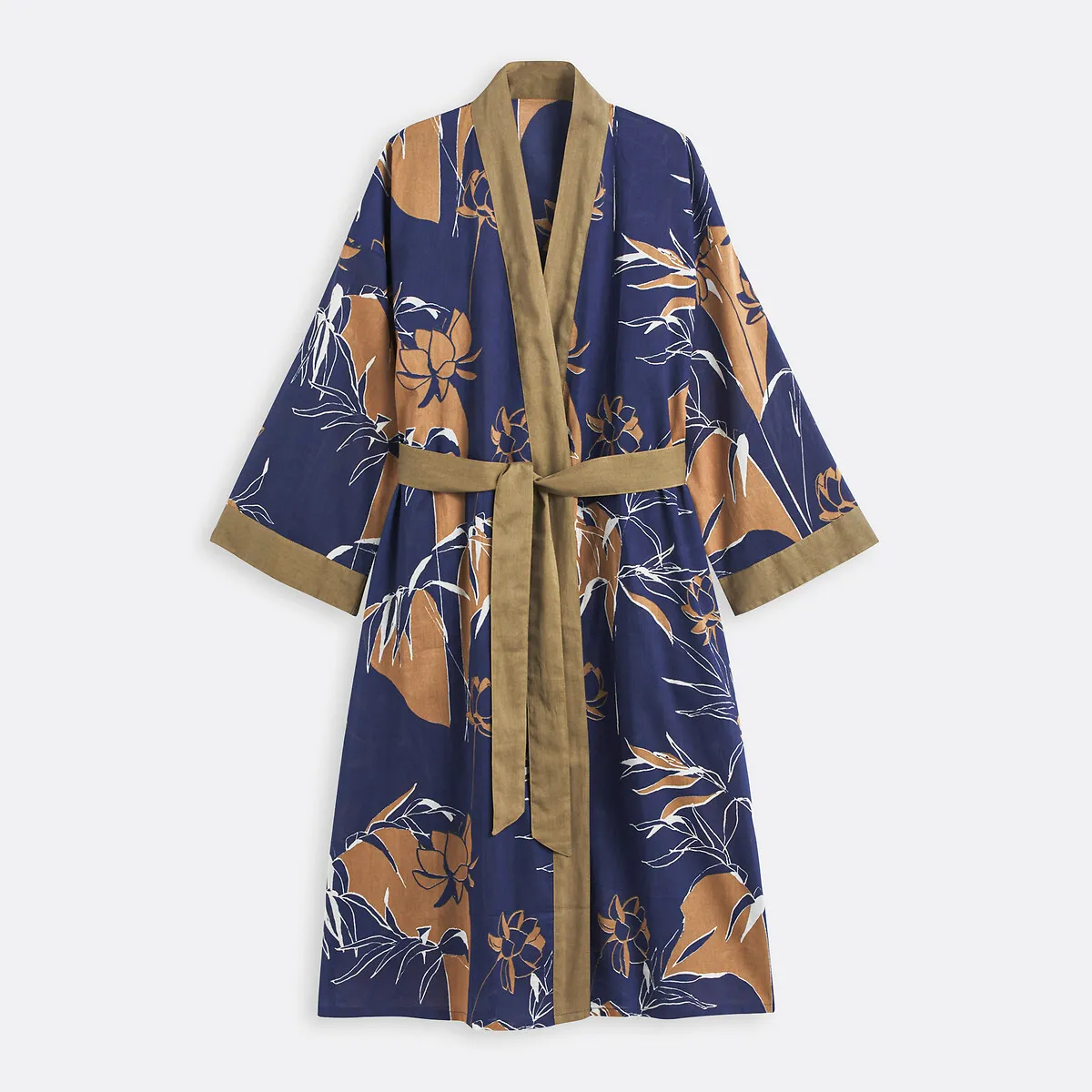 Peignoir Kimono Voile De Coton, Kalang