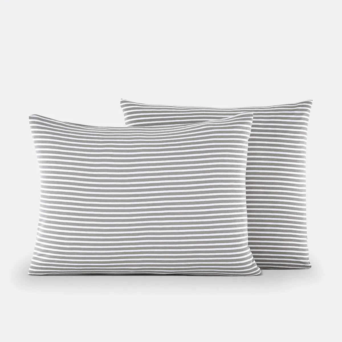 Taie D'oreiller Jersey Coton/modal, Dolsi Gris
