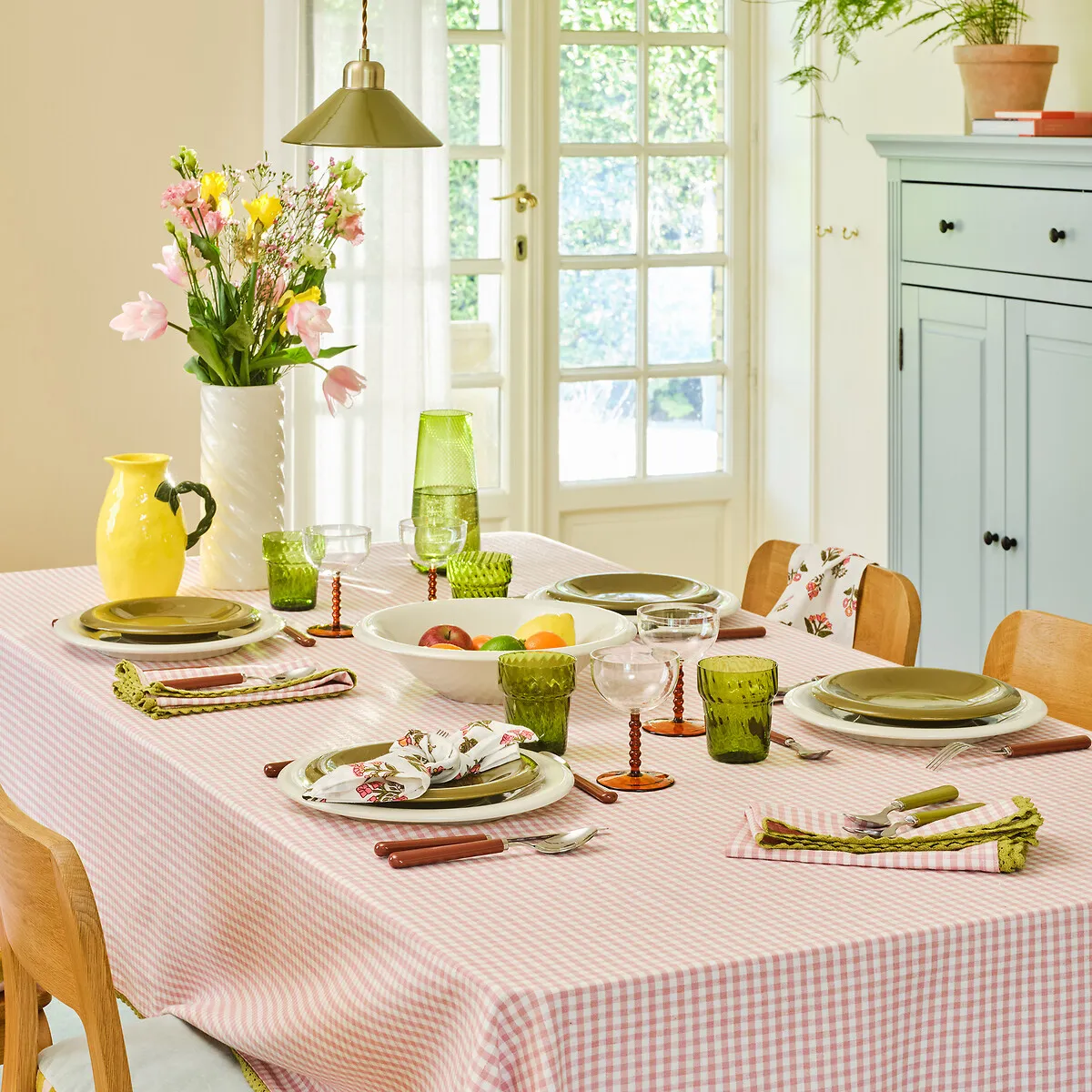 Lot De 4 Serviettes De Table Coton/lin Trattoria — vue 3