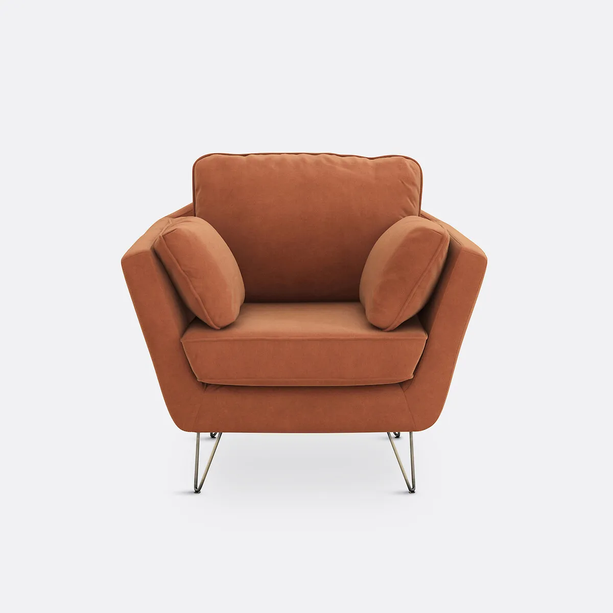 Fauteuil Velours Topim — vue 3