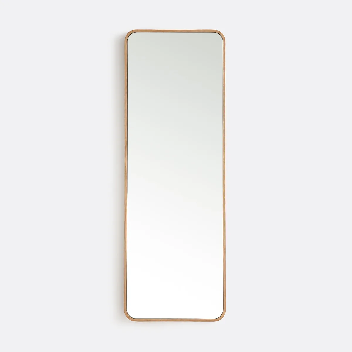 Miroir Rectangulaire Plaqué Chêne 42x120 Cm Iodus