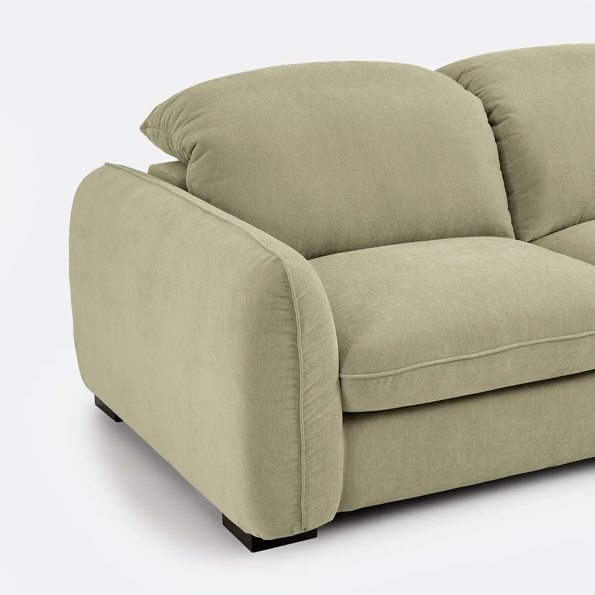 Canapé Convertible, 3 Places, En Polyester Chiné, Avec Têtières, ISLA — vue 3