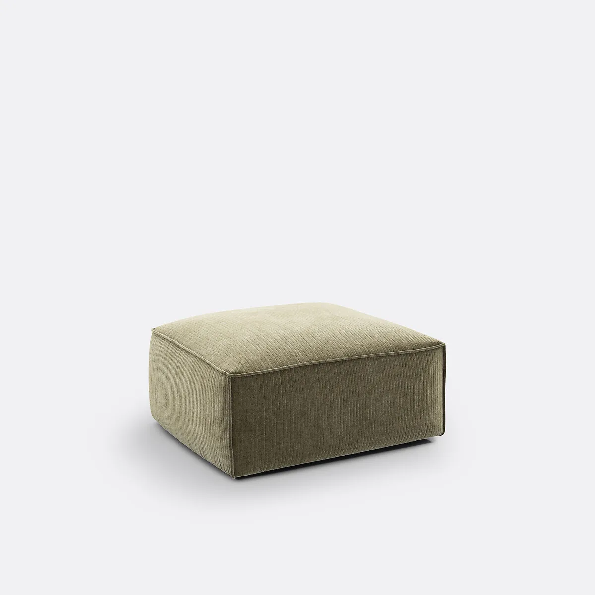 Pouf Modulable, Velours Côtelé Vintage, Seven — vue 3