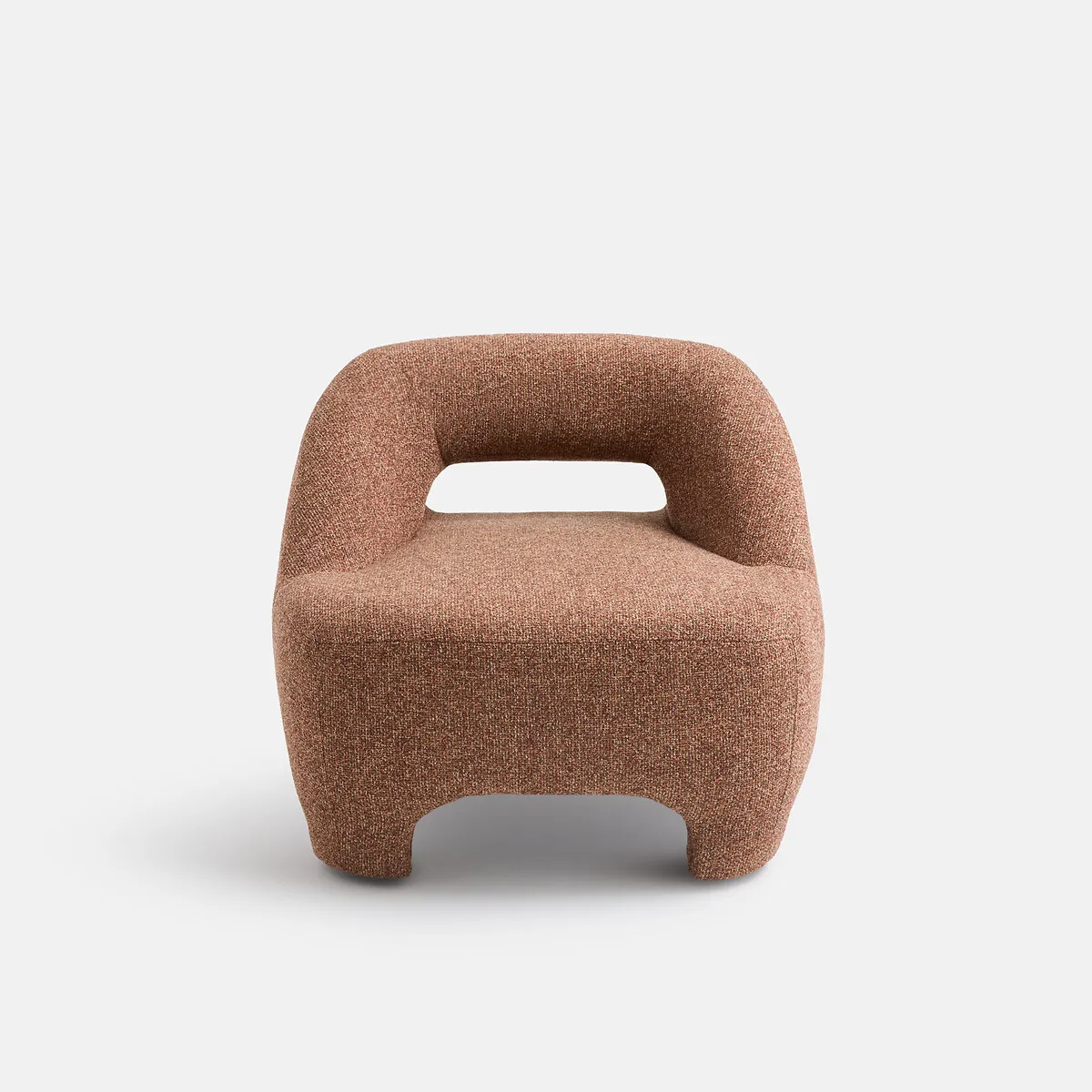 Fauteuil Compact Rembourré, Gainé De Tissu Texturé, INAGA — vue 3