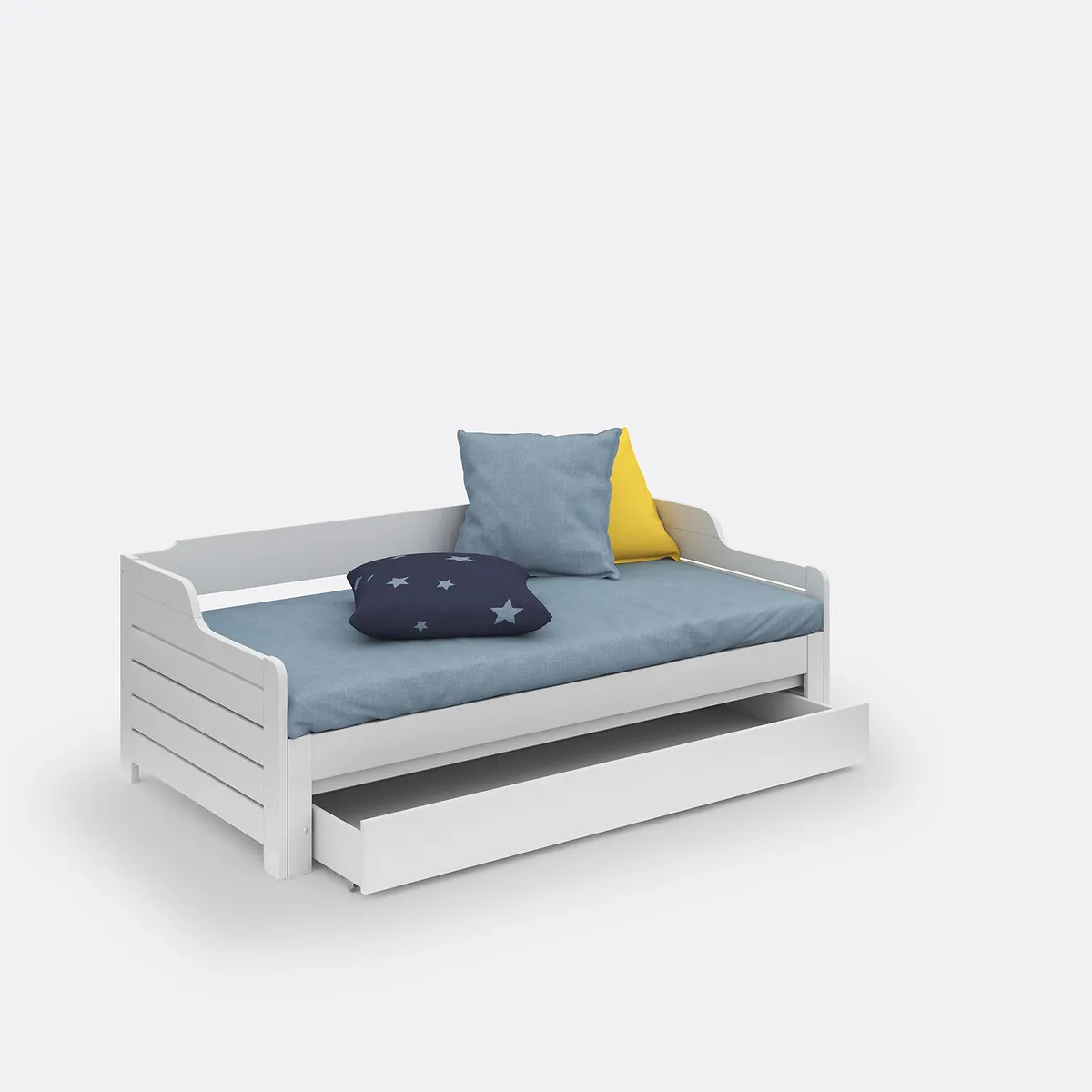 Lit Banquette Extensible, Tiroir, Sommier, Grimsby — vue 3