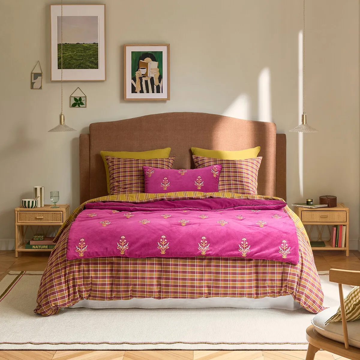 Housse De Coussin Velours Côtelé Dylis — vue 3