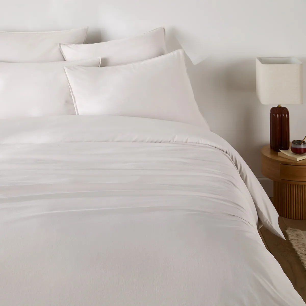 Housse De Couette Unie En Coton Lavé, Scenario — vue 3