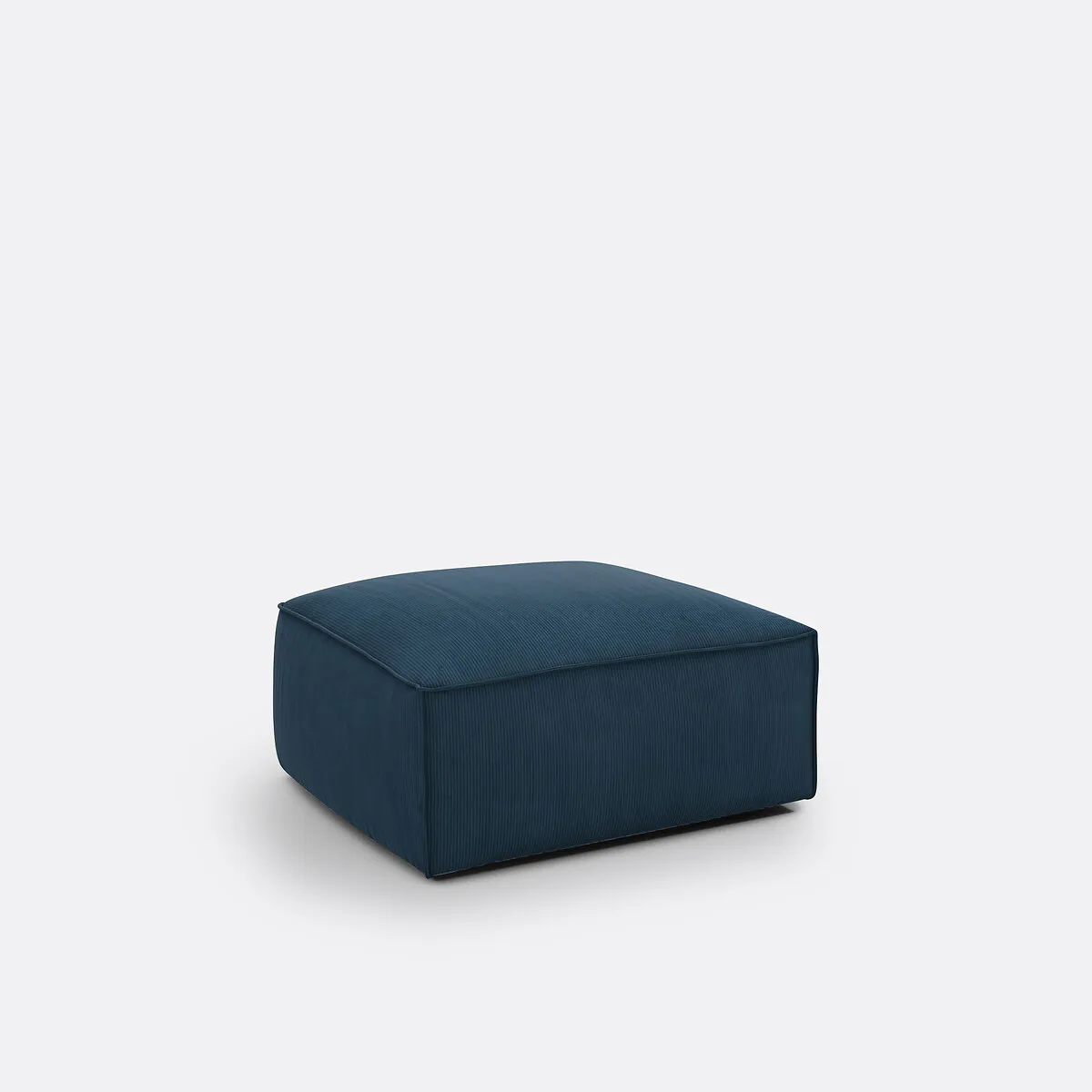 Pouf Modulable En Velours Côtelé Fines Côtes, SEVEN — vue 3