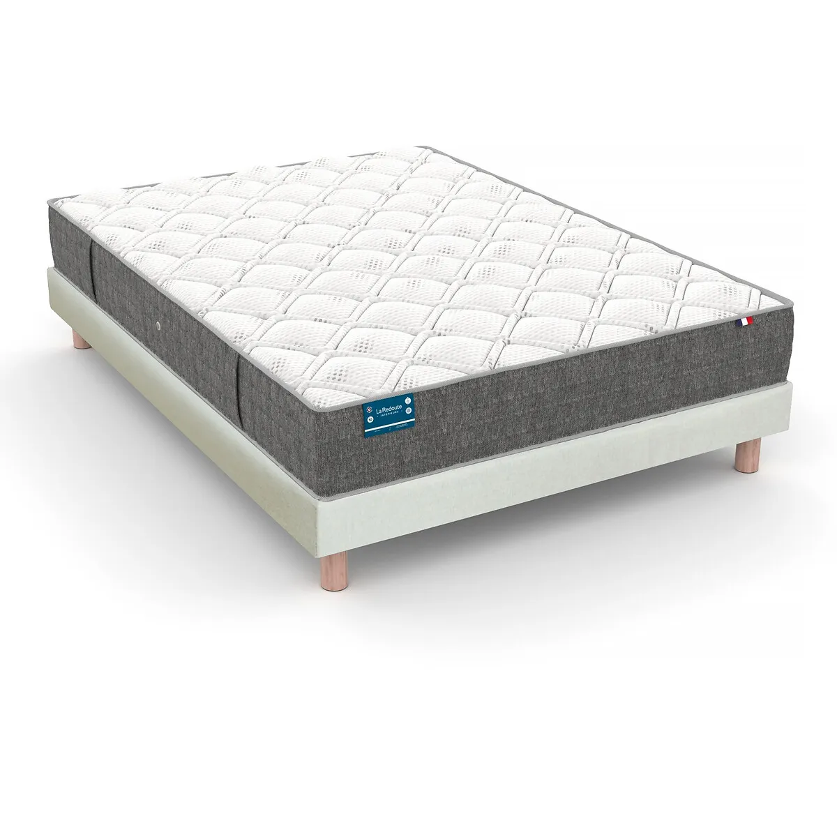 Ensemble Matelas Latex, 5 Zones, Soutien Très Ferme, Accueil Tonique Et Sommier — vue 3
