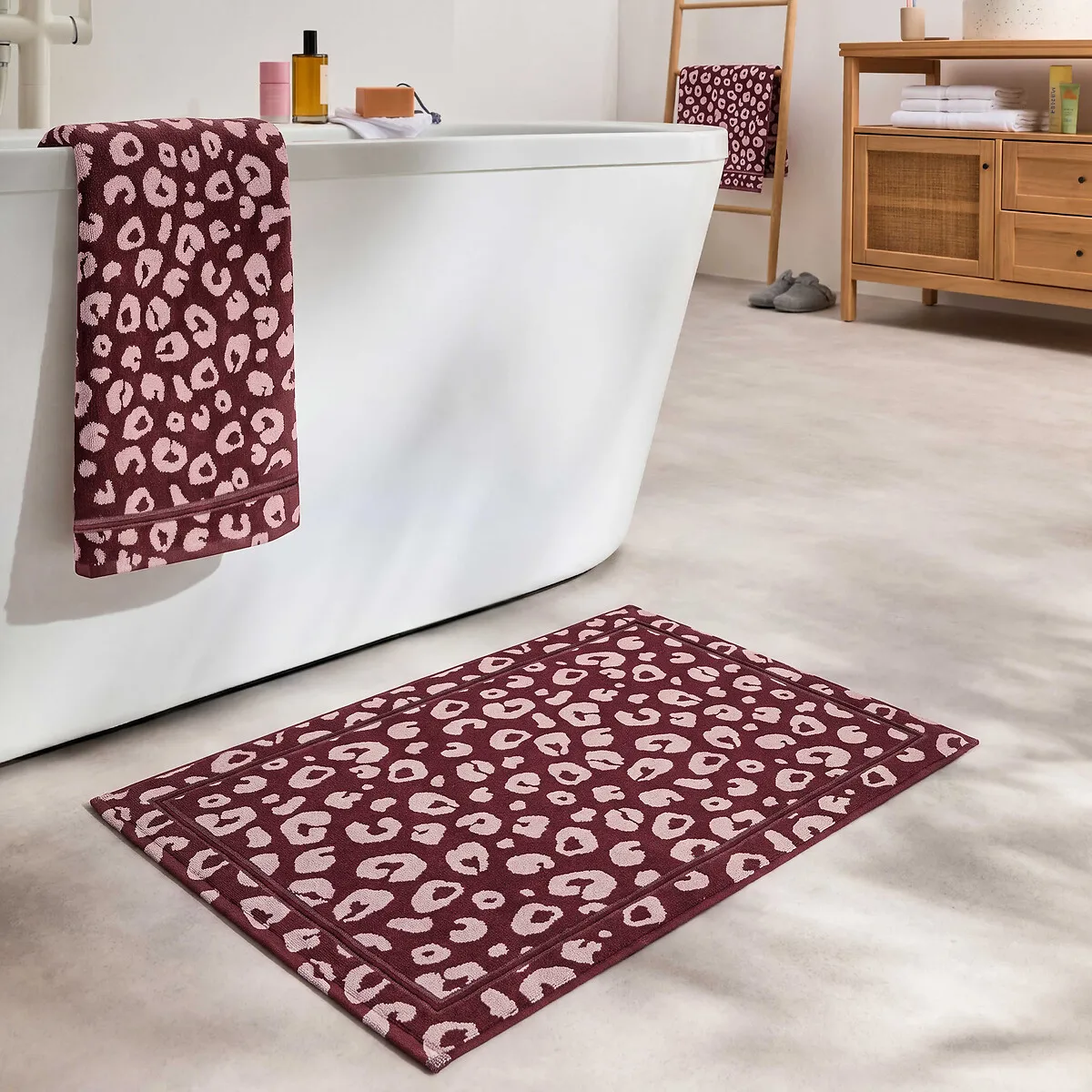 Tapis De Bain Imprimé, En Éponge Bouclette 1100 G, ZANI — vue 3