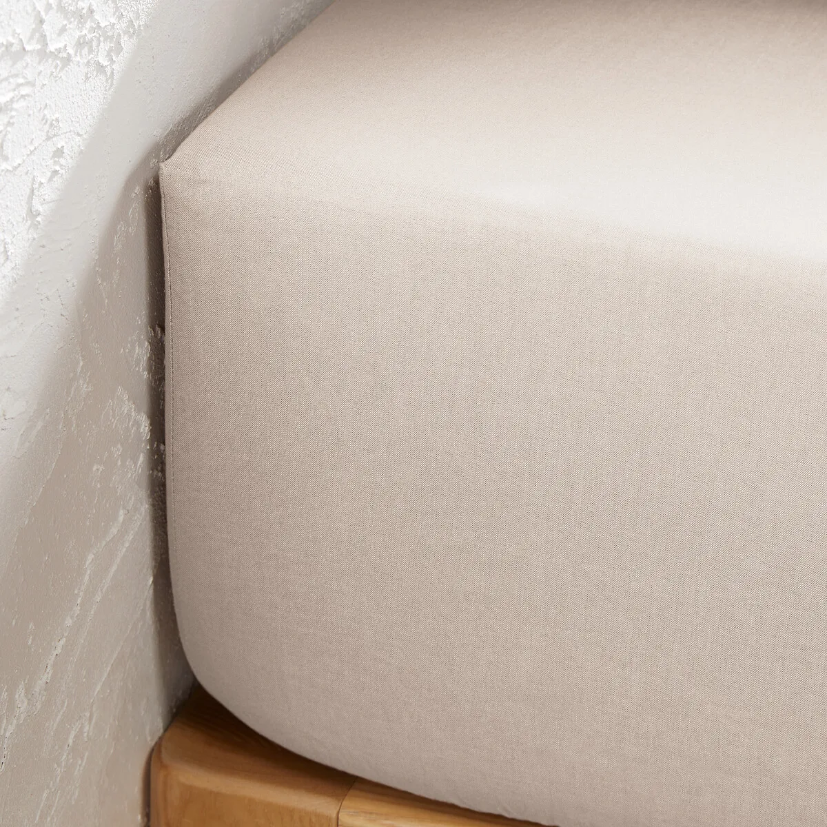 Drap Housse Uni Coton, Bonnet 32cm, Scenario — vue 3