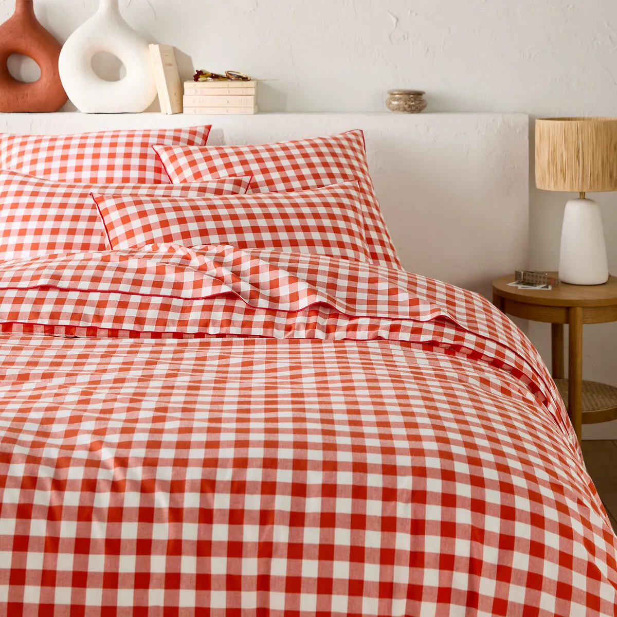 Housse De Couette Coton, Veldi Orange