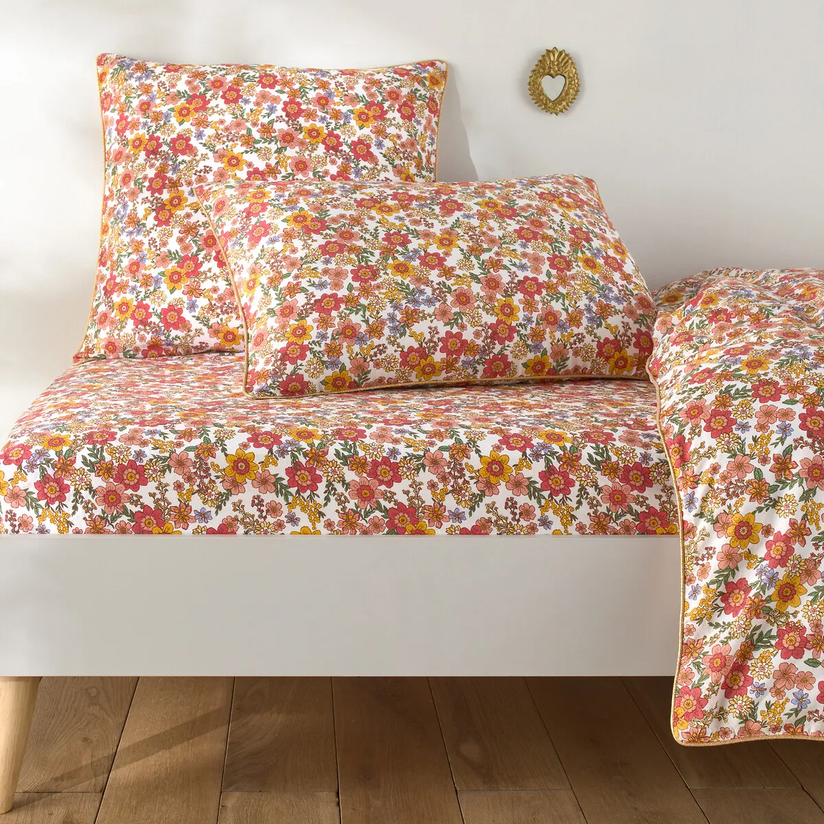 Drap-housse En Coton Lavé Bonnet 25 Cm, Meredith