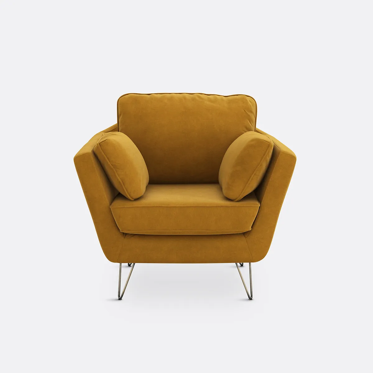 Fauteuil Velours Topim — vue 3