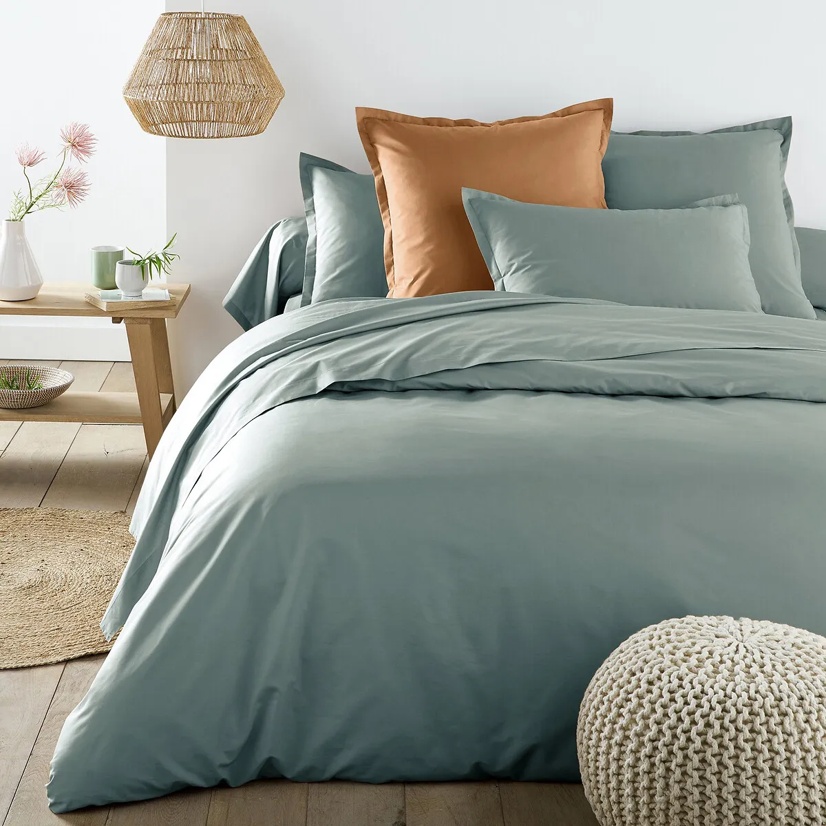 Taie De Traversin En Percale De Coton, 80 Fils, Scenario — vue 3