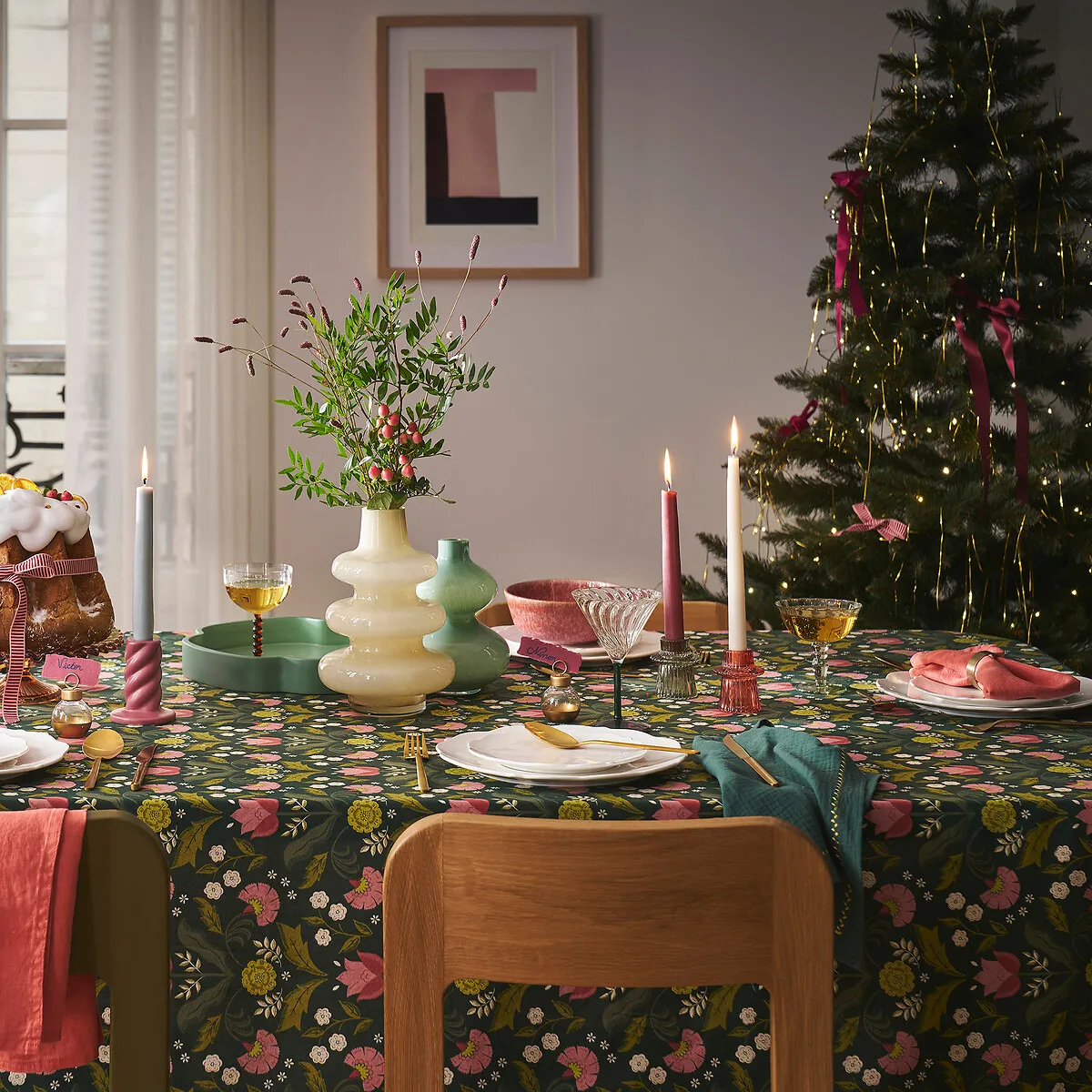 Nappe Imprimée En Coton Lavé, Suzanna — vue 3