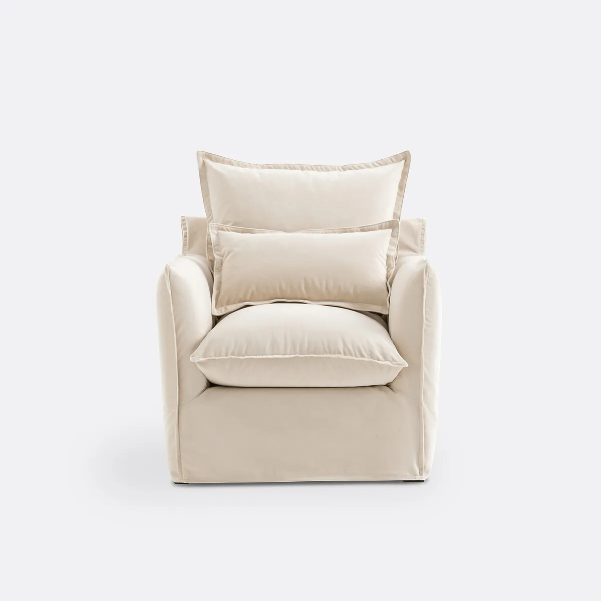 Fauteuil, Déhoussable, En Velours, ODNA — vue 3
