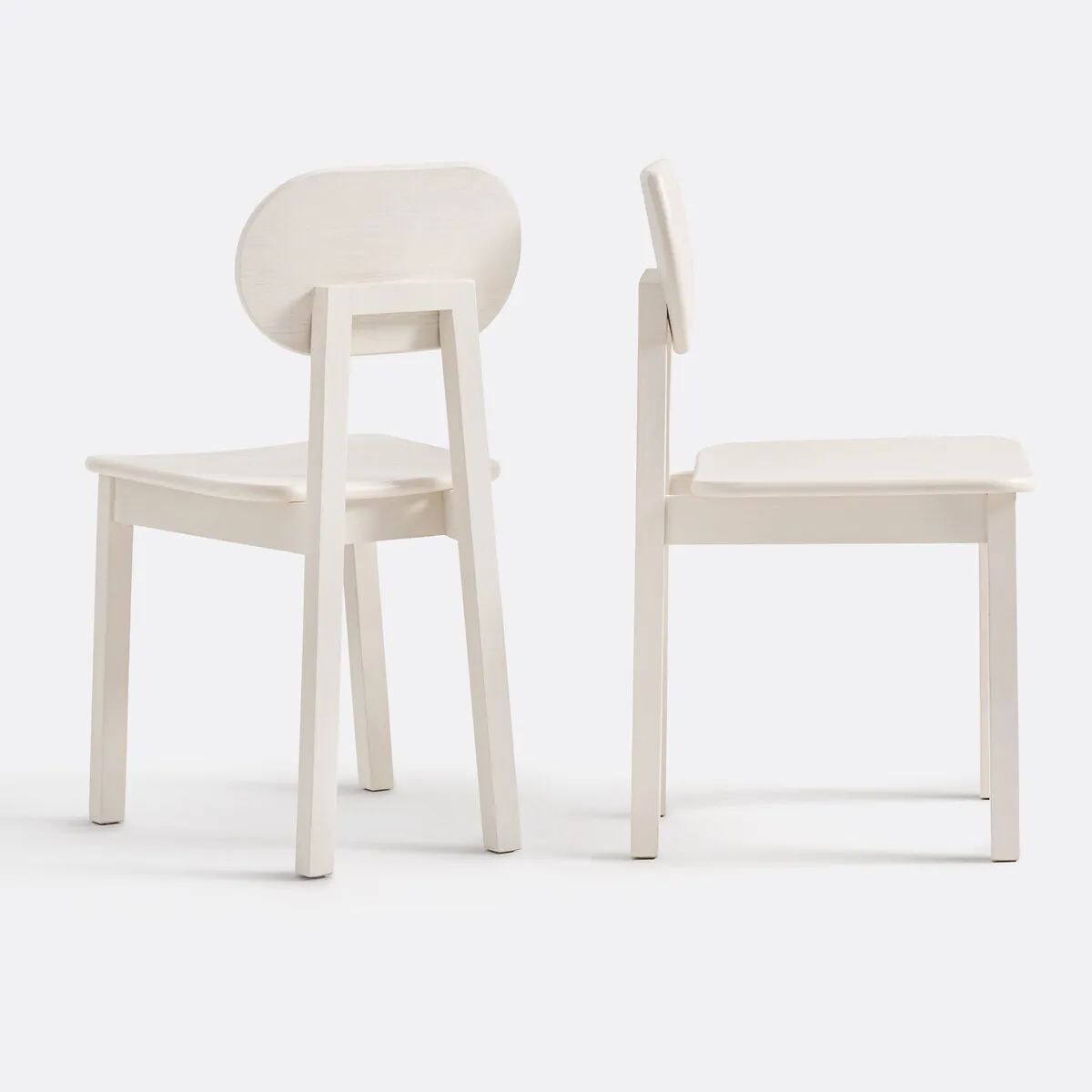 Lot De 2 Chaises Frêne, Tribal — vue 3