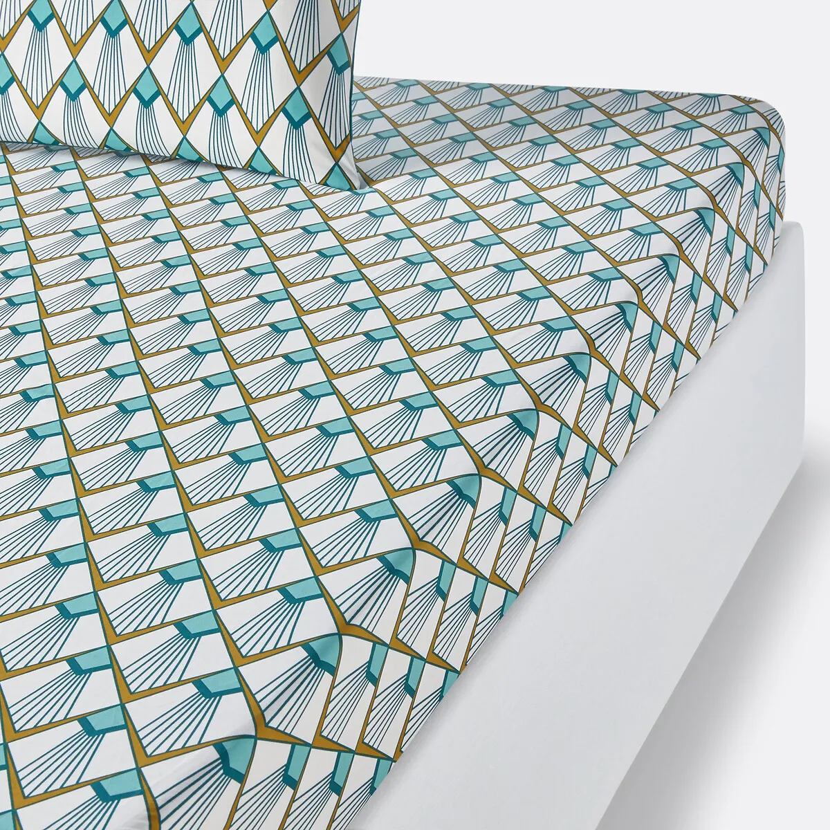 Drap Housse Percale De Coton, Elisa