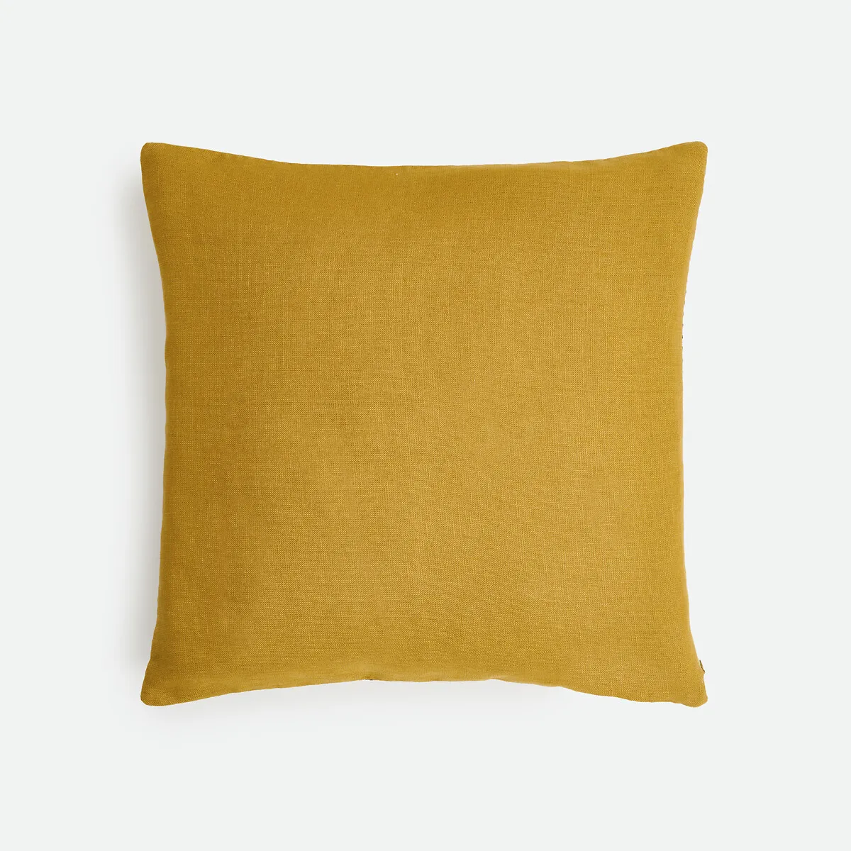 Housse De Coussin Unie, En Lin, ELBA — vue 3