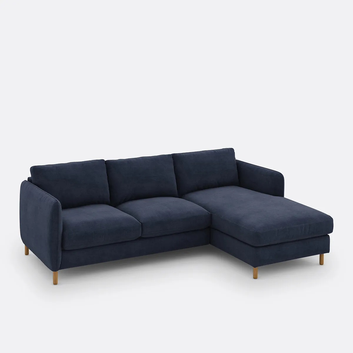 Canapé D'angle Droit, Convertible, 4 Places, En Polyester, LOMÉO — vue 3