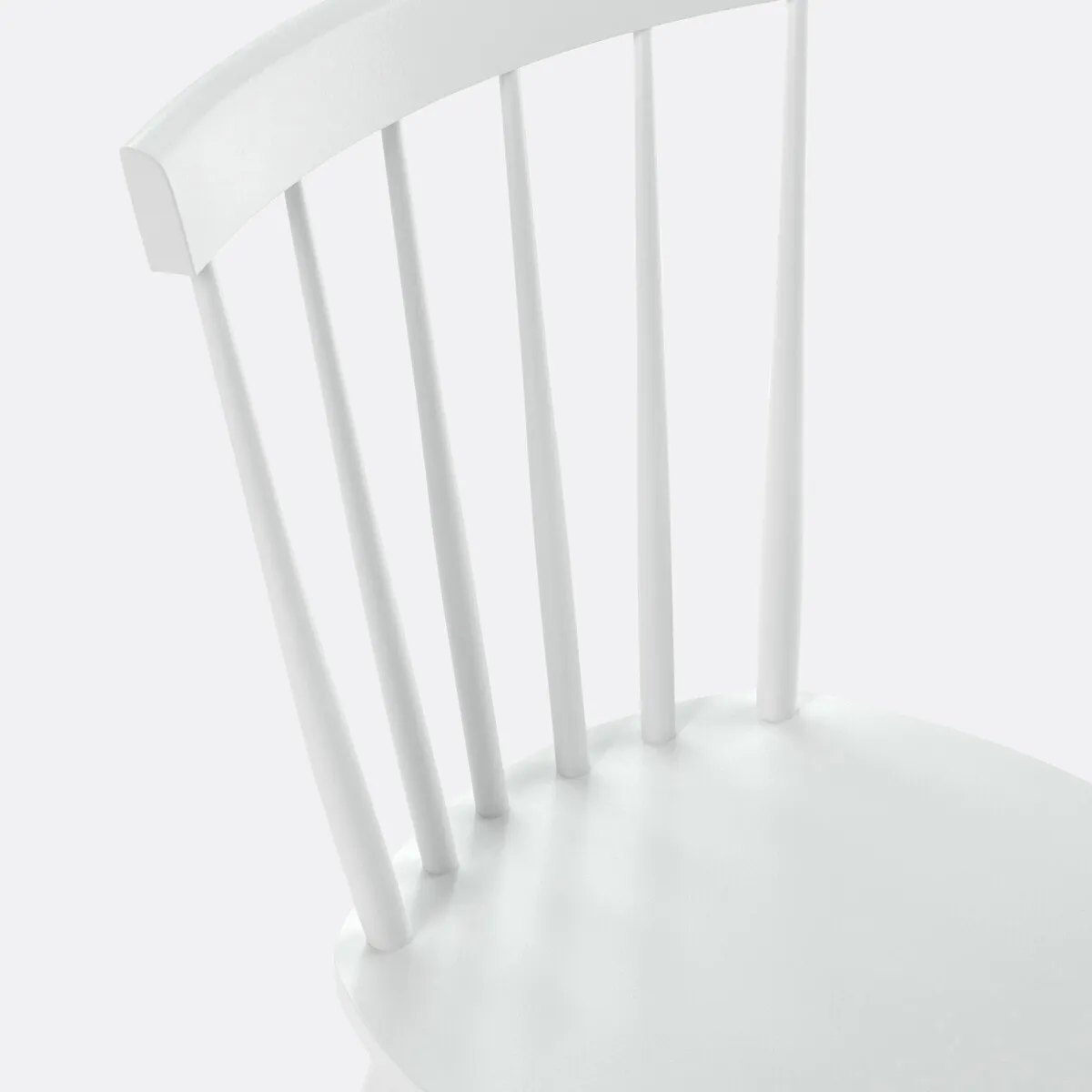 Lot De 2 Chaises À Barreaux Hévéa Massif, Jyko — vue 3
