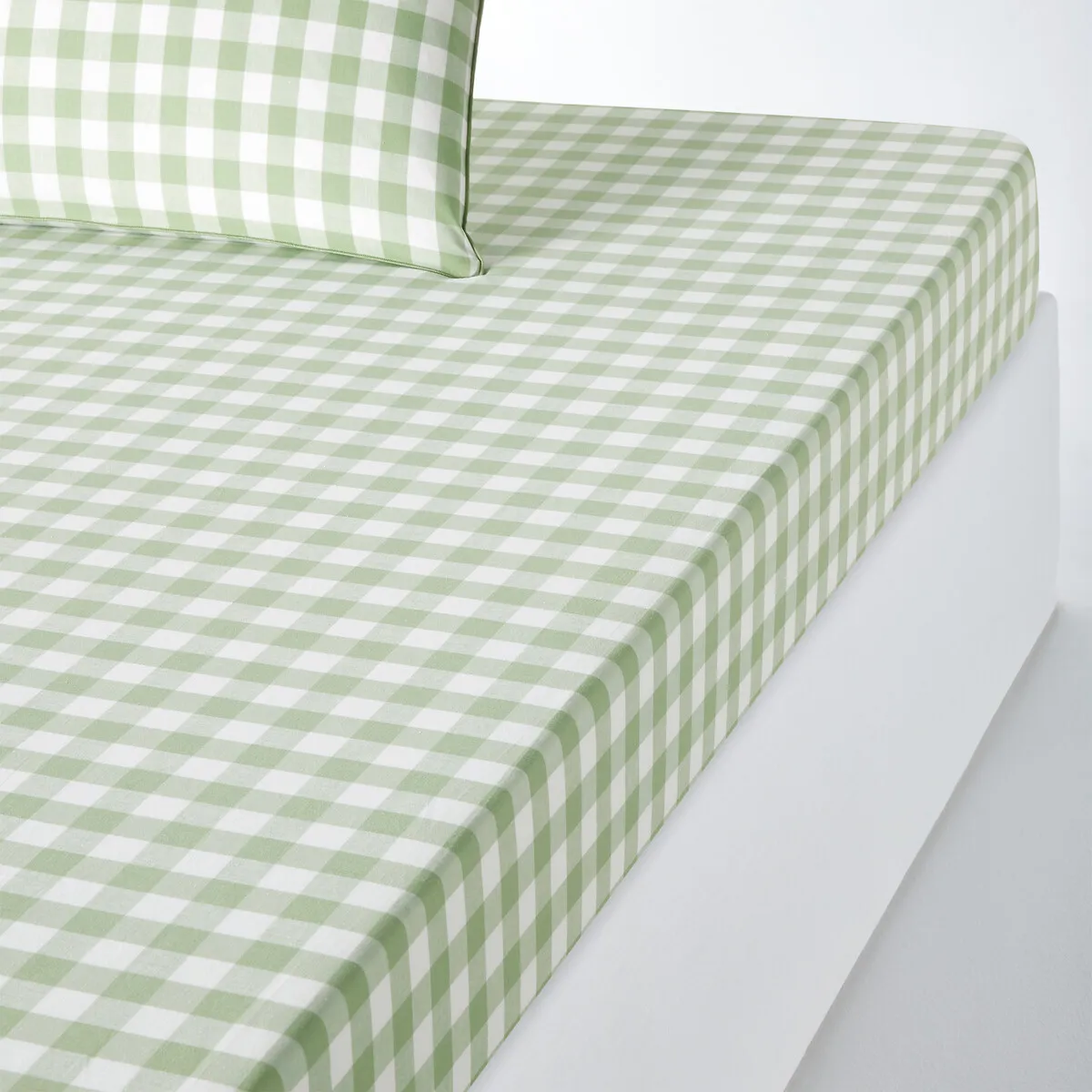 Drap-housse Coton Bonnet 30 Cm, Veldi Vert