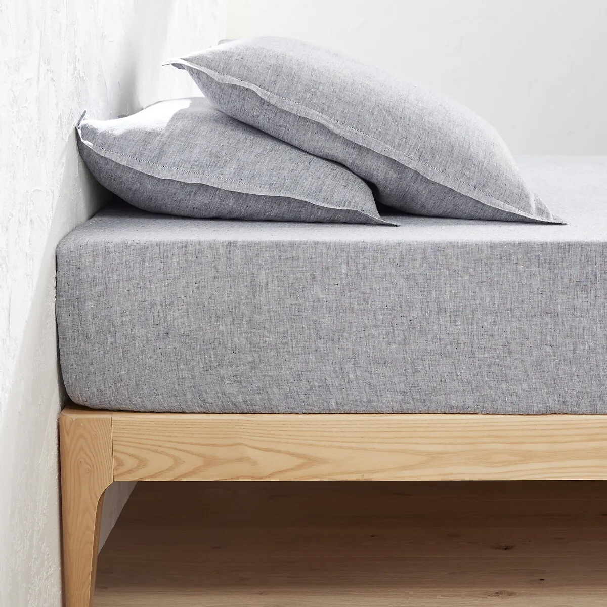 Drap Housse Lin Lavé, Bonnet 30cm, Linot — vue 3