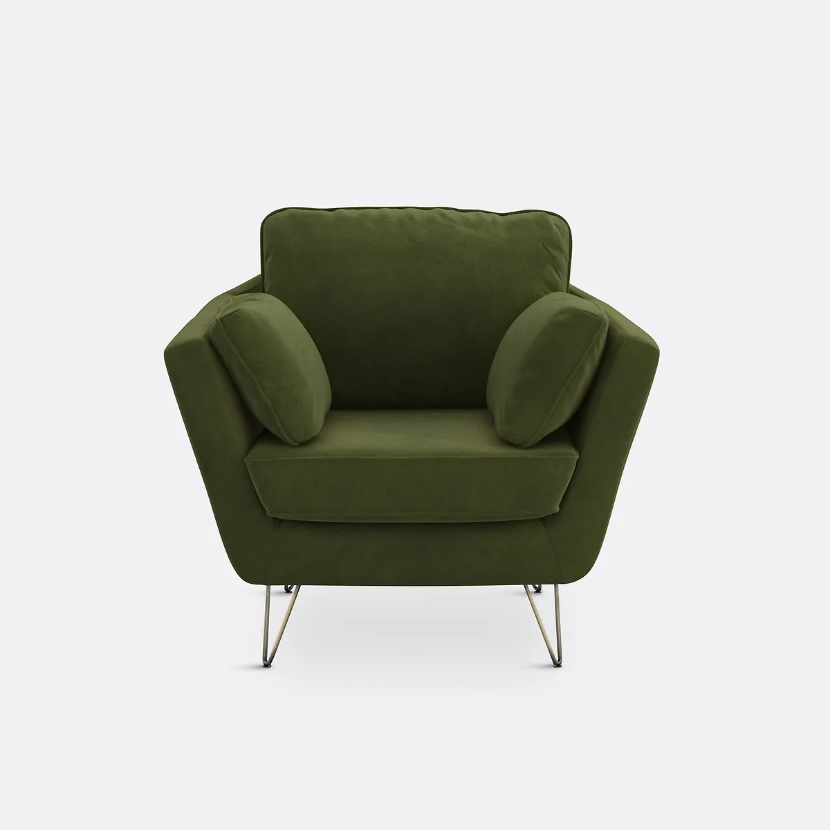 Fauteuil Velours Topim — vue 3