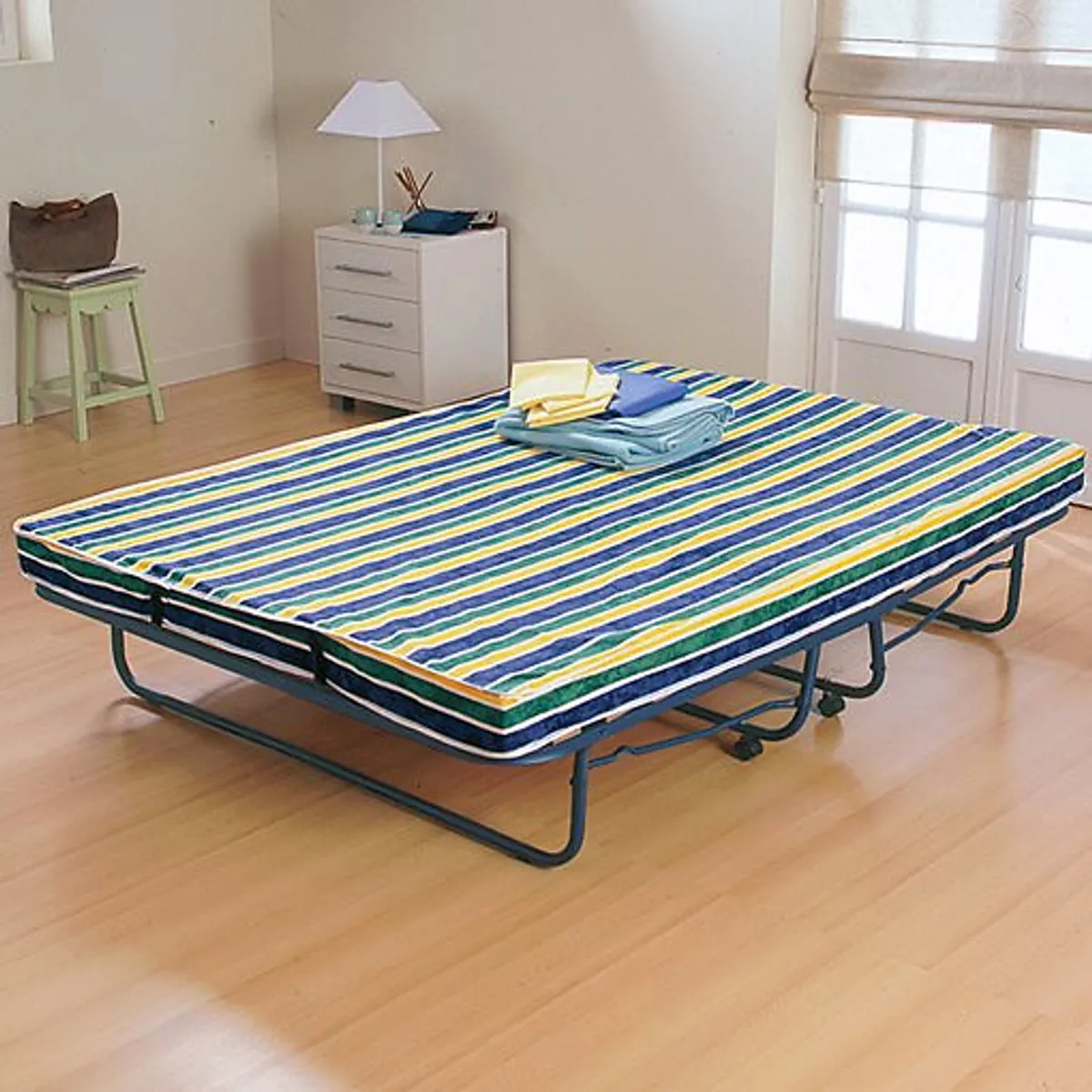 Lit Pliant + Sommier Lattes + Matelas Équilibré