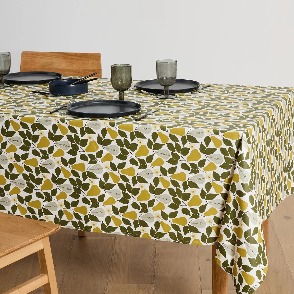Nappe Imprimée En Coton Enduit Souple, VINTAGE PEAR