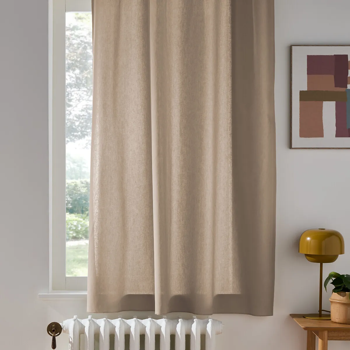 Rideau Radiateur Œillets Pur Coton, Scenario