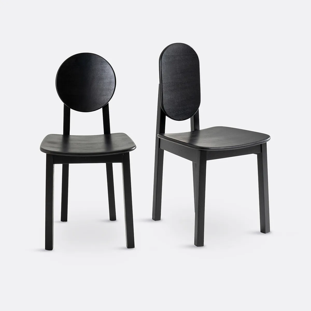 Lot De 2 Chaises Frêne, Tribal