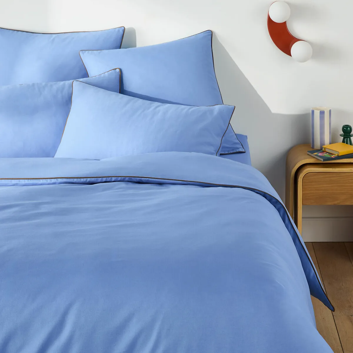Housse De Couette Unie En Coton, MACHA — vue 3