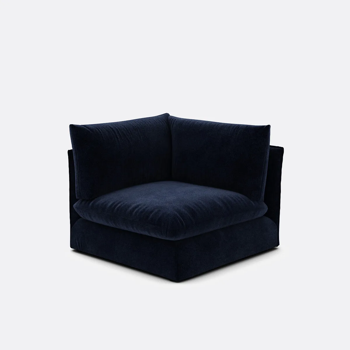 Élément D'angle Pour Canapé Modulable, En Polyester Chiné, MALO 