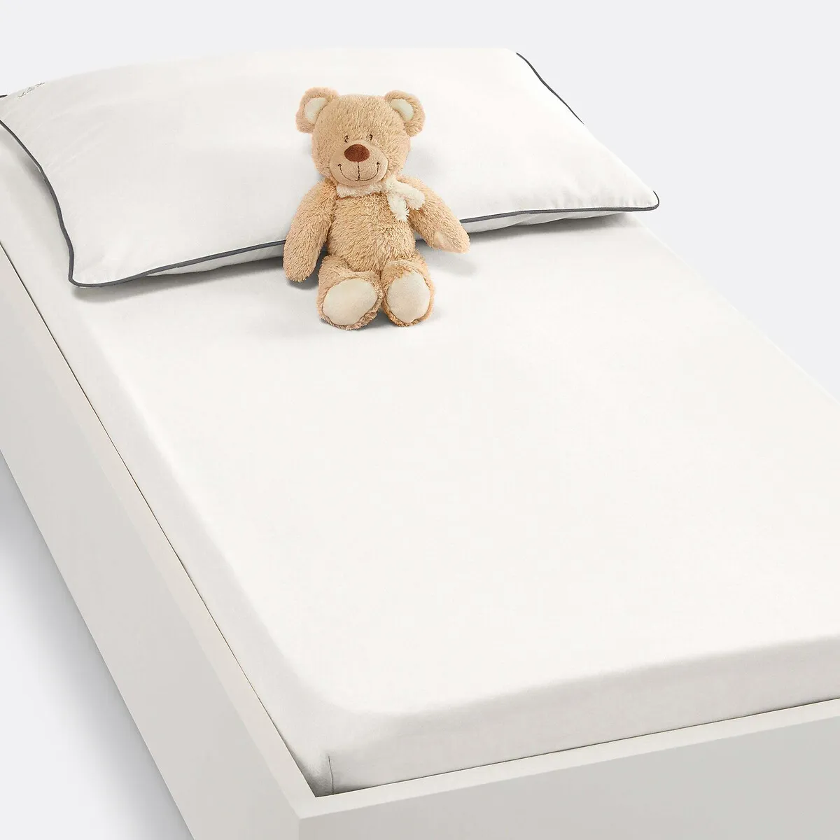 Lot De 2 Draps Housses Coton, Uni