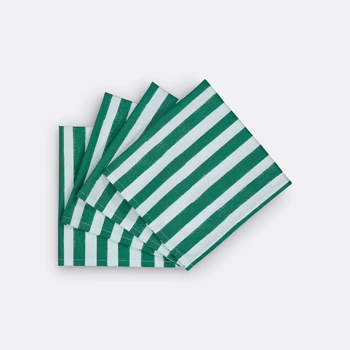 Lot 4 Serviettes De Table Coton Lavé, Marles