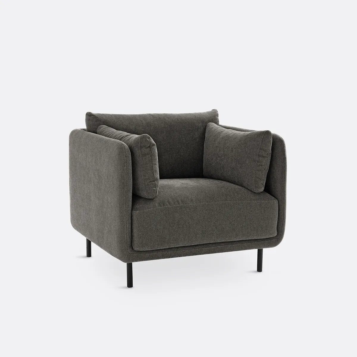 Fauteuil, En Tissu Texturé, VICTOR — vue 3