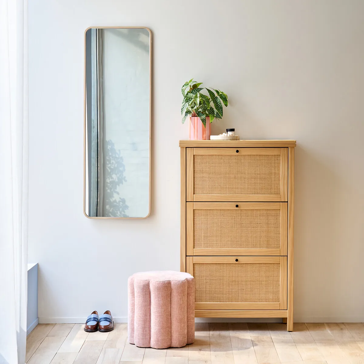 Miroir Rectangulaire Plaqué Chêne 42x120 Cm Iodus — vue 3