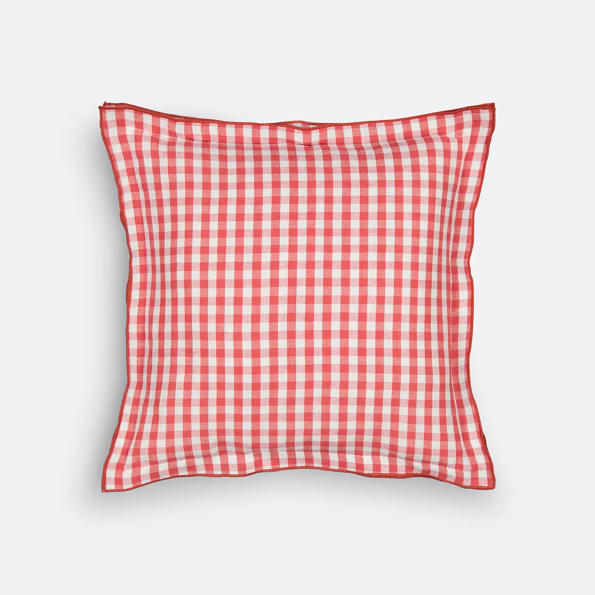 Housse De Coussin Vichy Coton Lin, Cottage