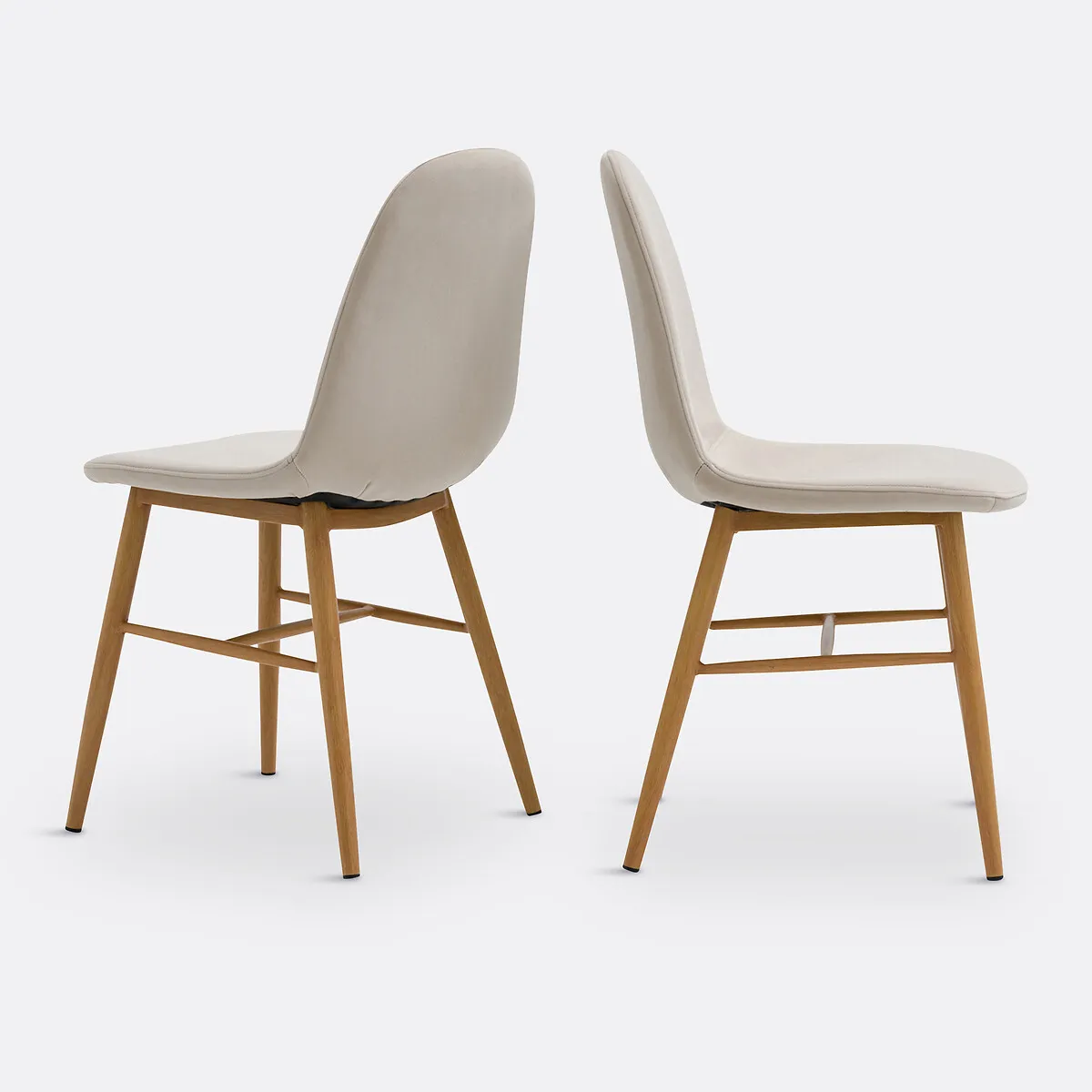 Lot De 2 Chaises Velours, Polina — vue 3