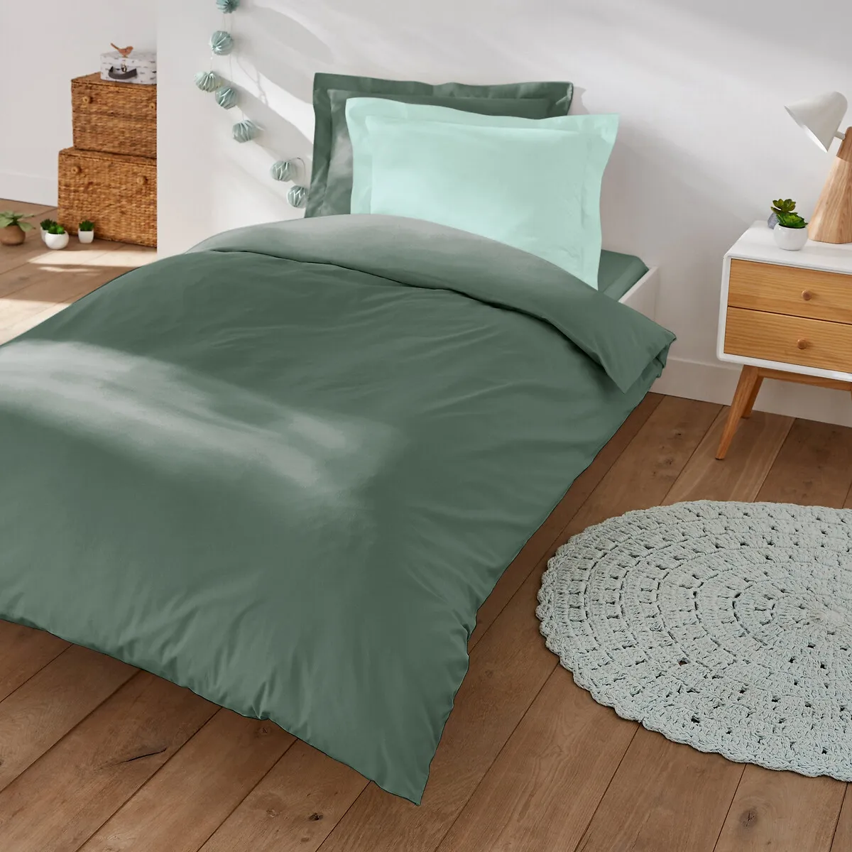 Taie D'oreiller Enfant Unie Coton Bio, Scenario — vue 3