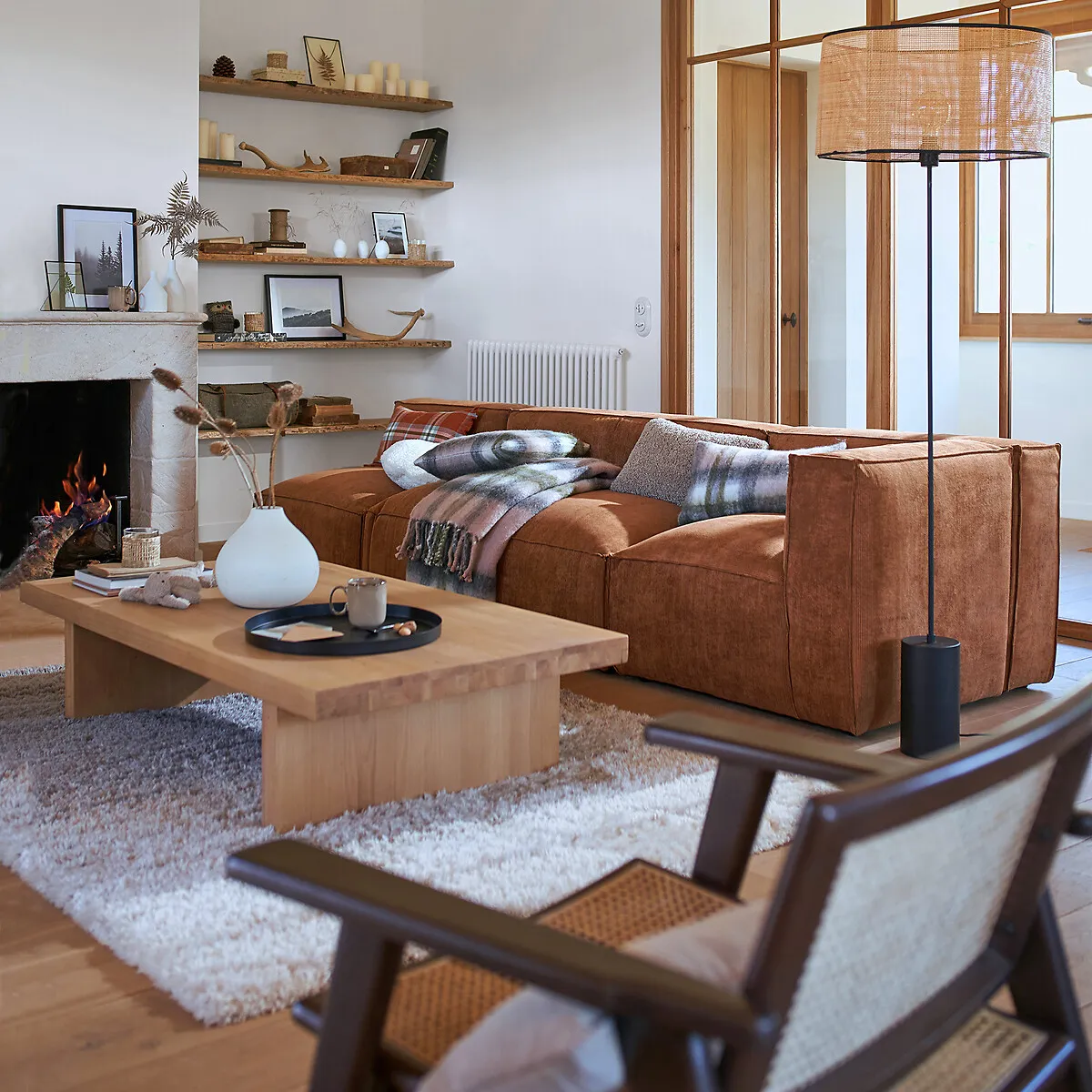 Fauteuil Hêtre Et Cannage, Lons — vue 3