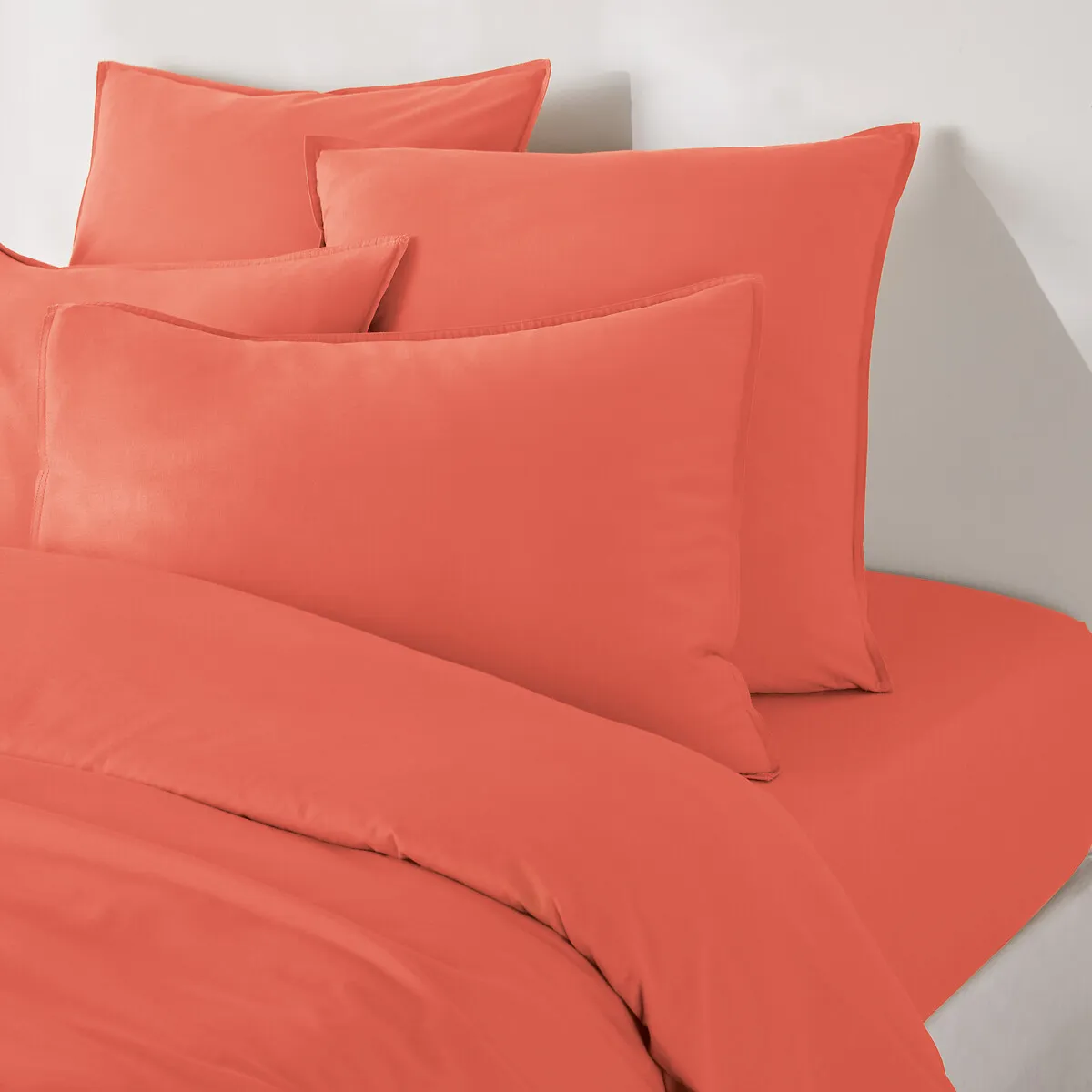 Drap Housse Uni Coton Lavé Bonnet 30cm, Scenario — vue 3