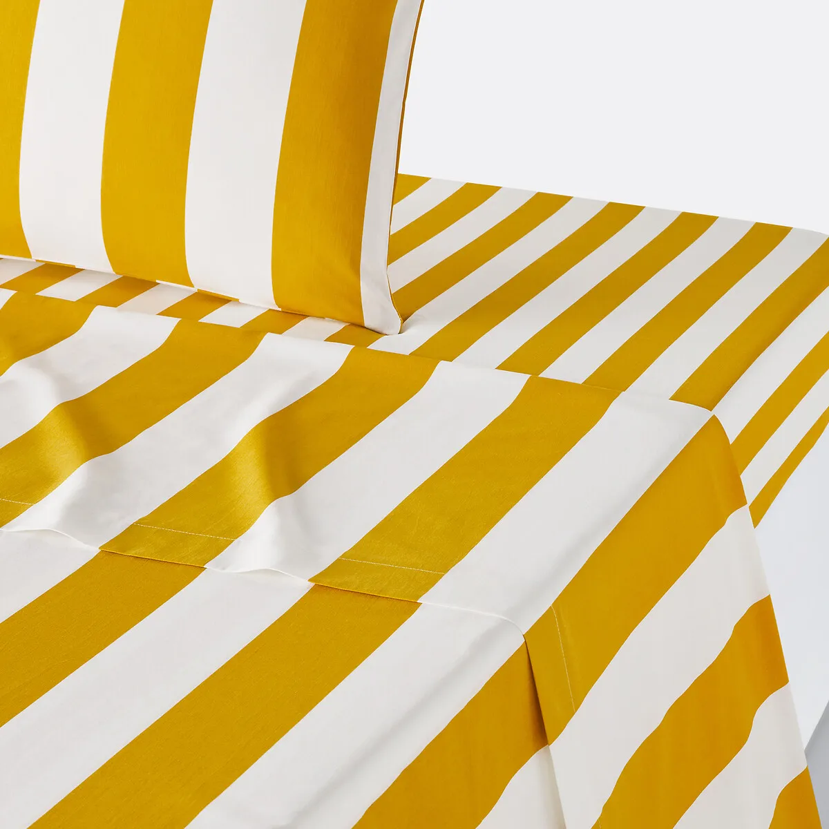 Drap Plat Coton, HENDAYE JAUNE