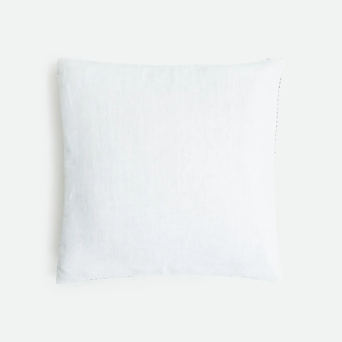 Housse De Coussin Unie, En Lin, ELBA — vue 3