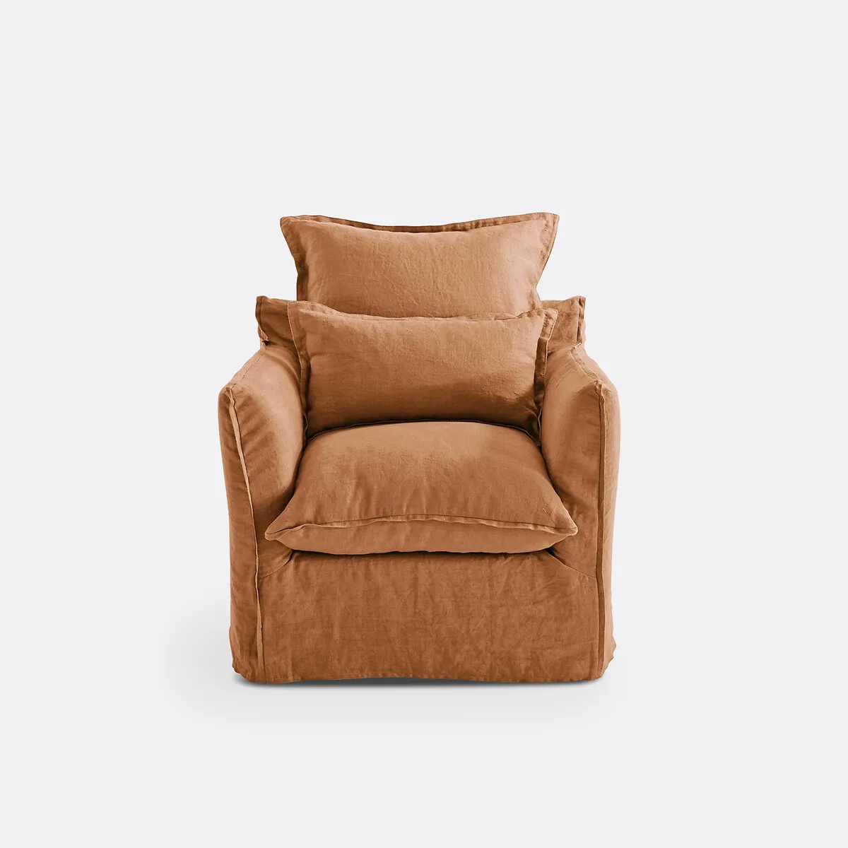 Fauteuil, Déhoussable, En Lin Froissé, ODNA — vue 3