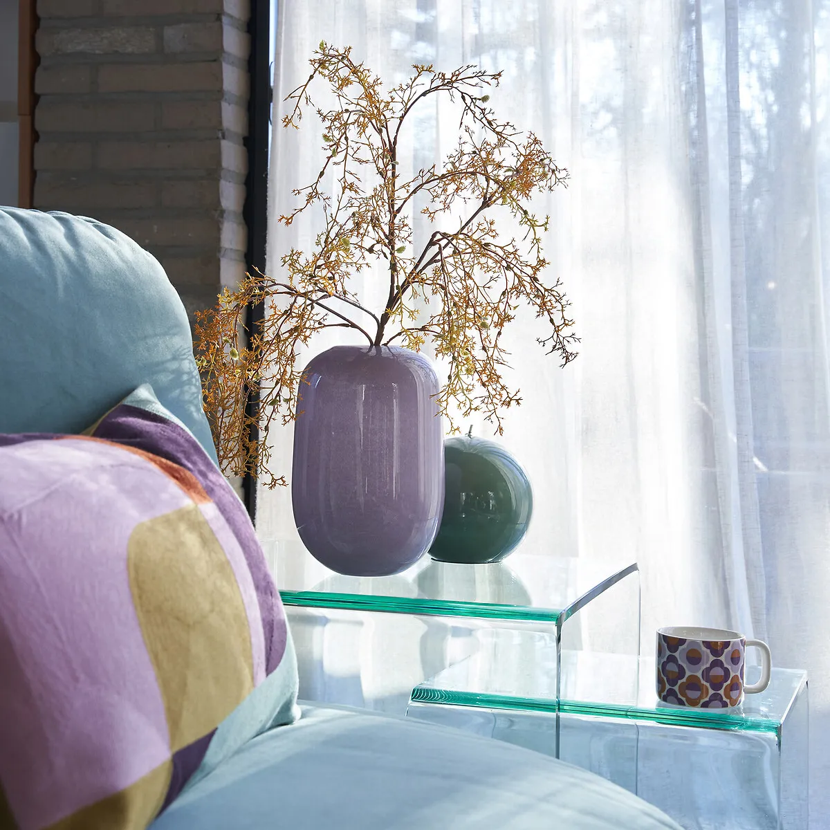 Vase Arrondi En Verre H23,5 Cm, Iva — vue 3