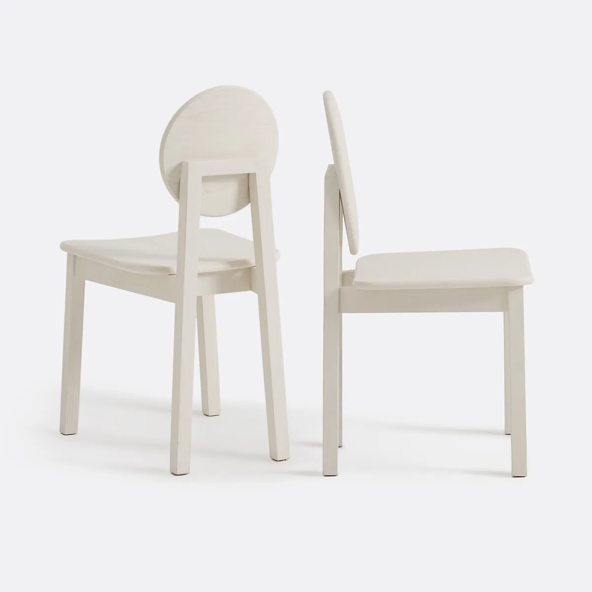 Lot De 2 Chaises Frêne, Tribal — vue 3